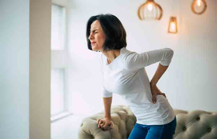 Woman with back injury should not perform Paschimottanasana