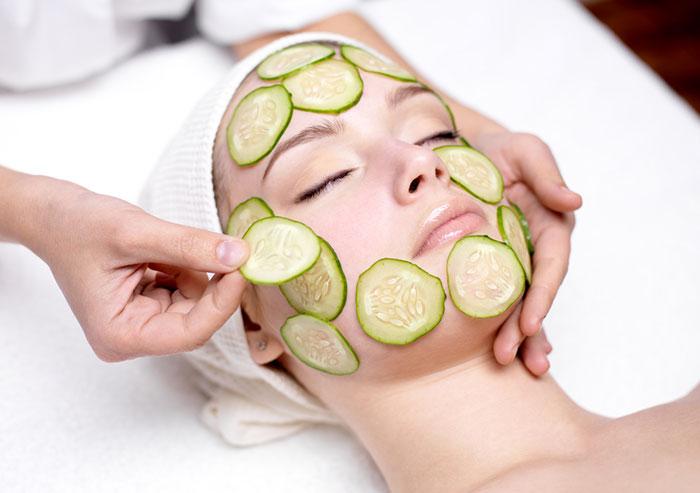 Image result for face  care through cucumber