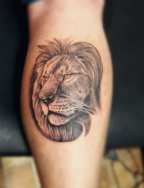 Small Lion Tattoo