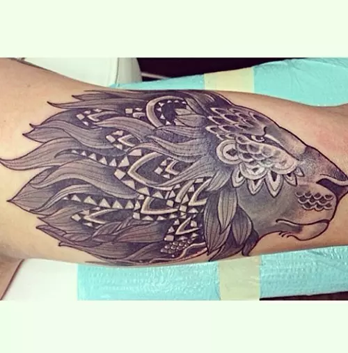 Tribal Lion Tattoo Designs