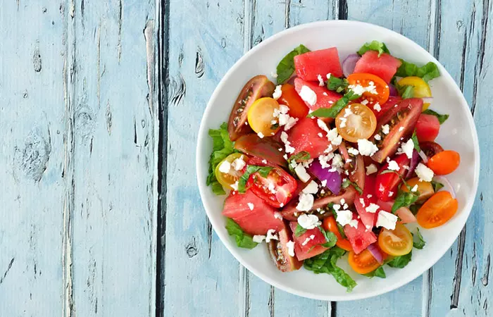 Watermelon salad