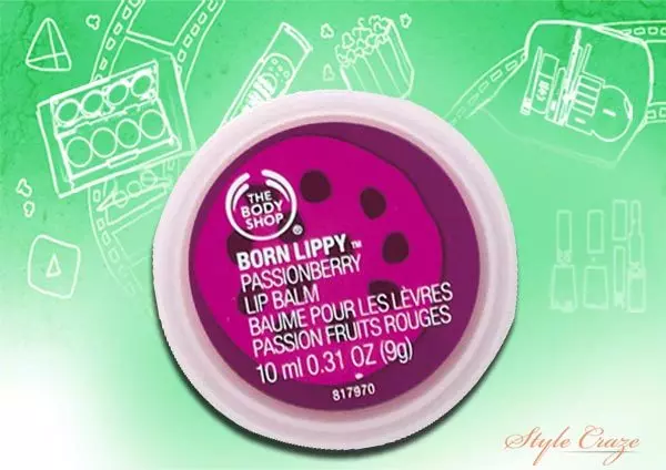 the body shop passion berry lip balm