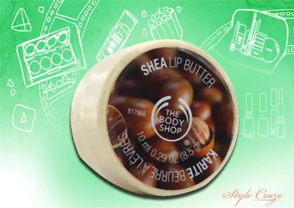 the body shop shea butter lip balm