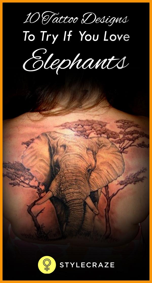 Top 10 Elephant Tattoo Designs