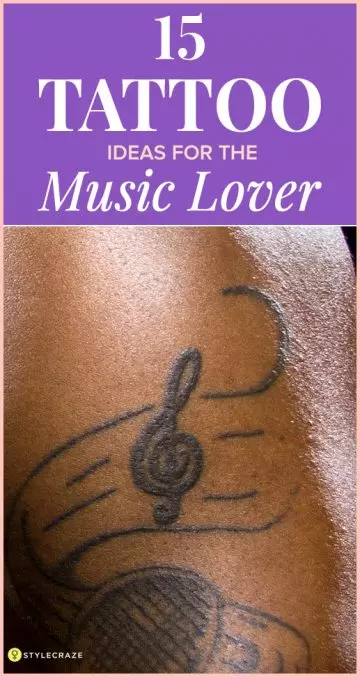 15 musical tattoo designs