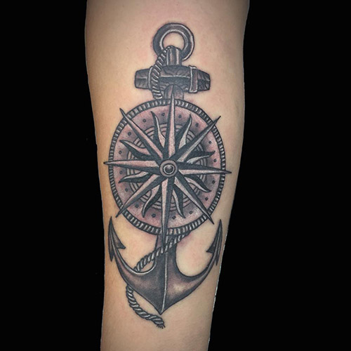 35 Trendy Meaningful Compass Tattoo Designs For Tattoo Lovers – 2019
