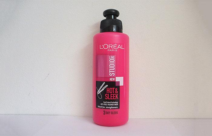 4. L’Oreal Paris Studio Line Silk & Gloss Hot Straight Cream