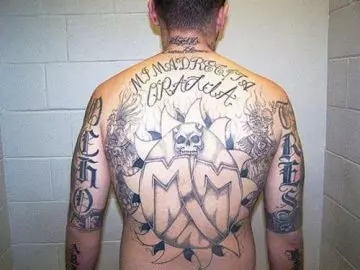 Mexican mafia tattoo design