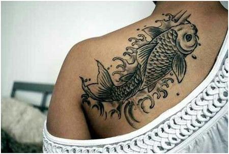 Charming Koi Tattoo