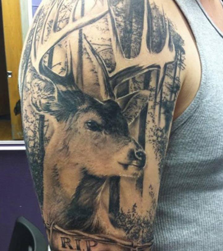 deer antler armband tattoos