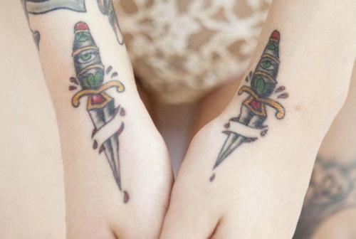 Top 15 Fifteen Dagger Tattoo Designs