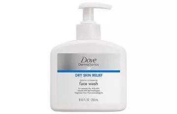 Dove Face Washes - Dove DermaSeries Dry Skin Relief Gentle Cleansing Face Wash
