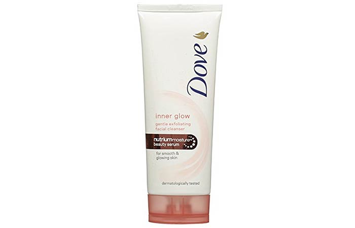 Dove Face Washes - Dove Inner Glow Gentle Exfoliating Facial Cleanser