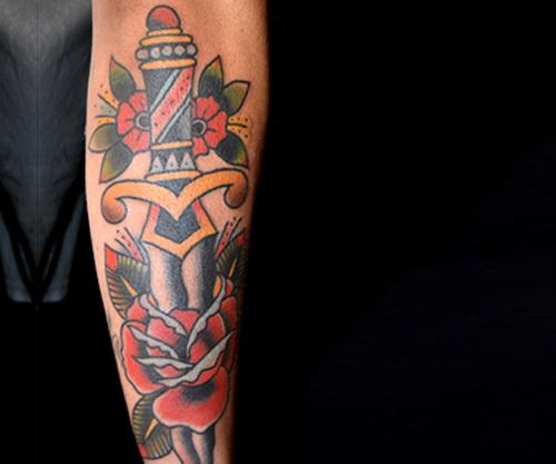 Top 15 Fifteen Dagger Tattoo Designs