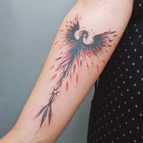 Let the Thoughts Fly with a Bird Tattoo - Tattoo Shop - Medium