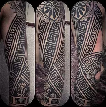 Greek mythology tribal tattoo