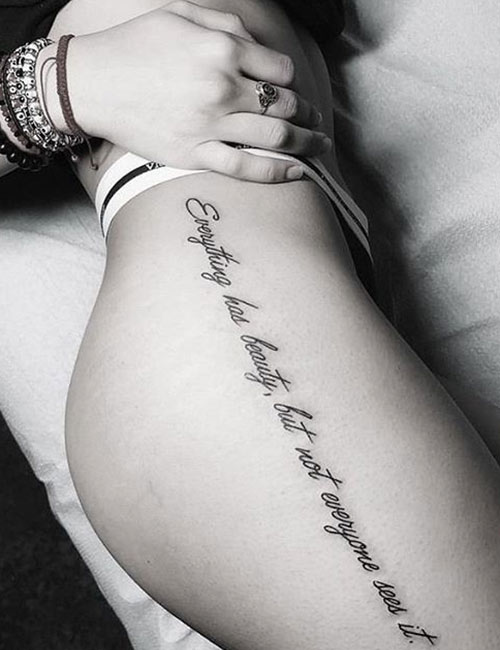 Meaningful Thigh Tattoos Quotes