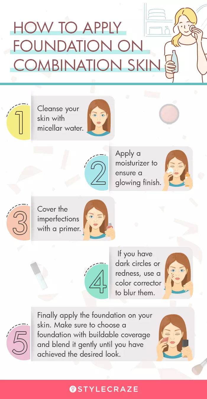 How-To-Apply-Foundation-On-Combination-Skin