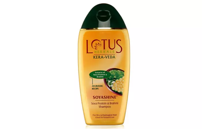 Lotus Herbals Kera-Veda Soyashine Soya Protein And Brahmi Shampoo