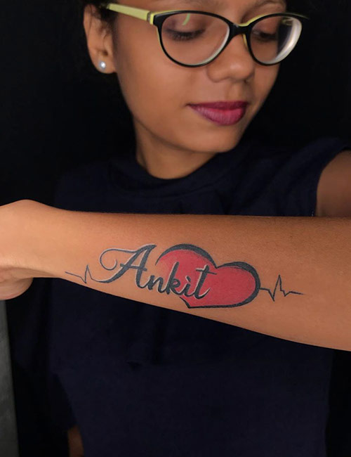 Crazy ink tattoo  Body piercing on Twitter NAME TATTOO DESIGN Abhu name  tattoo design on girl cheFor more info visithttpstcoveBUT1xzHk  httpstco43AV6s8znF  Twitter