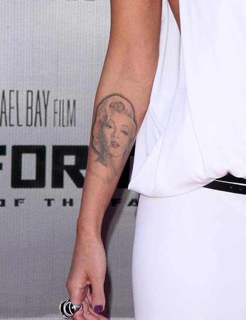 Megan Fox’s Marilyn Monroe Tattoo