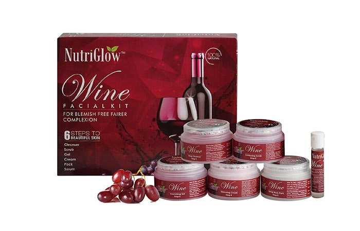 Nutriglow Wine Facial Kit