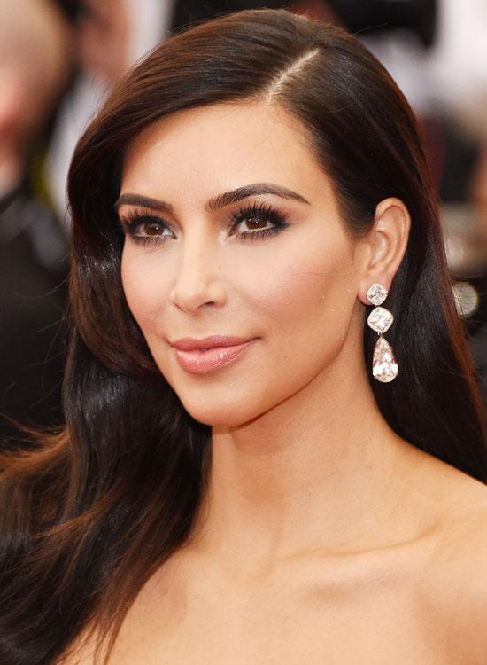 kim kardashian side hairstyles