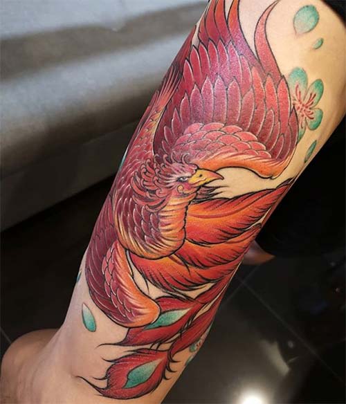 Phoenix tattoo design