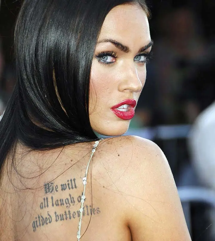 9 Fabulous Megan Fox Tattoo Designs And Their Meanings