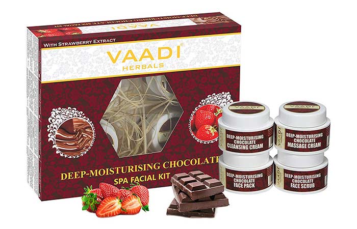 Vaadi Herbals Deep Moisturising Chocolate Spa Facial Kit