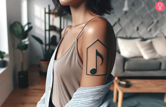 house music tattoo