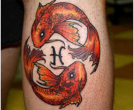 koi couple tattoos