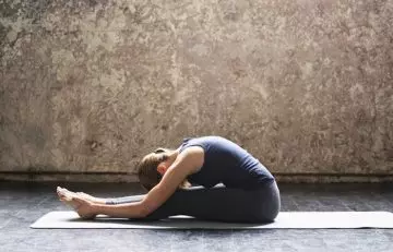 Paschimottanasana yoga pose to improve your memory