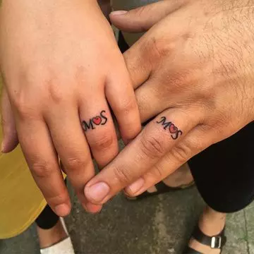 Connected by the heart tattoos