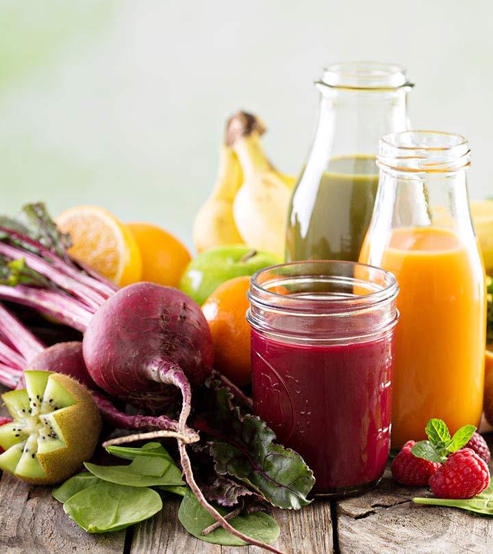 healthy fruit juices