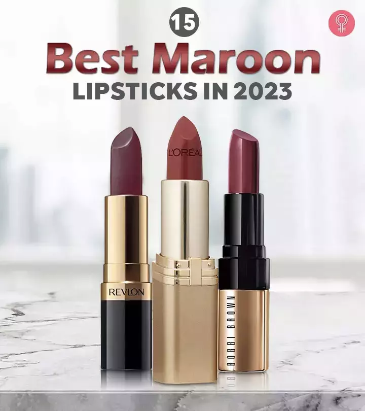 15 Best Maroon Lipsticks Must Try In 2024: Recommended By A Makeup Artist
