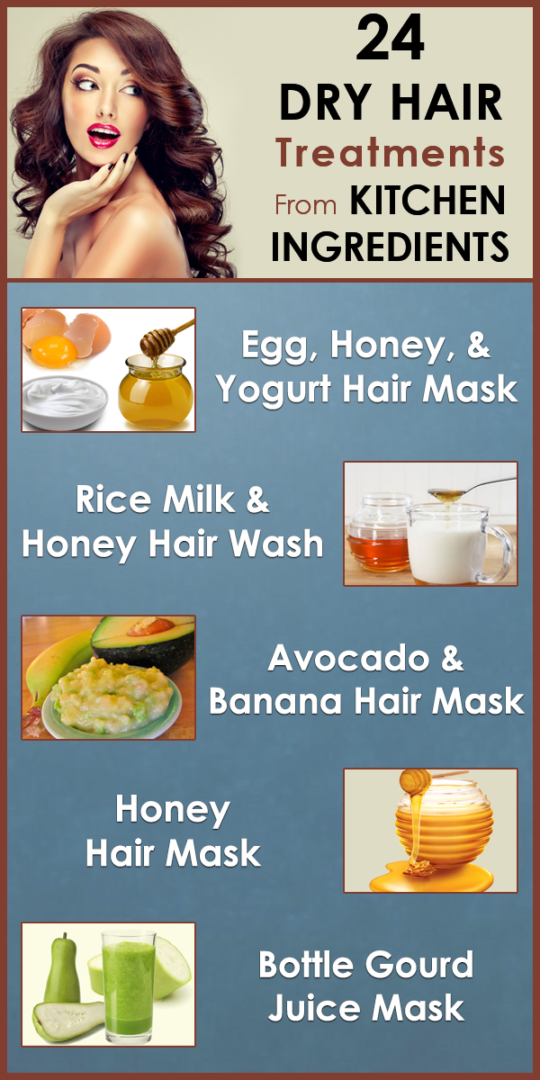 Dry hair treatments from your kitchen