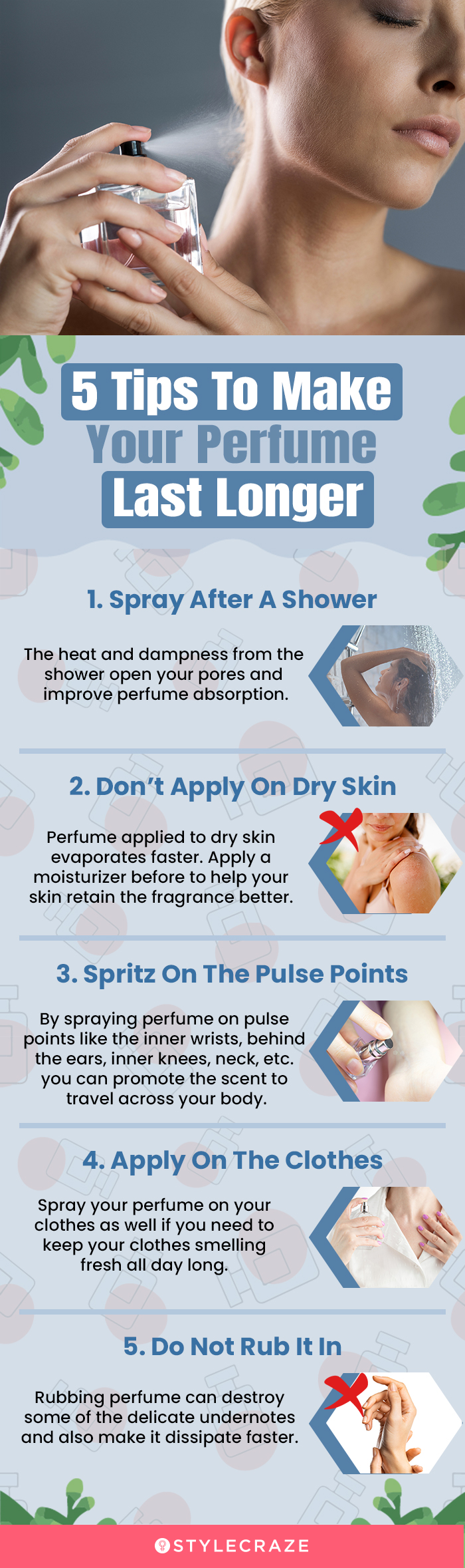 5 Tips To Make Your Perfume Last Longer(infographic)