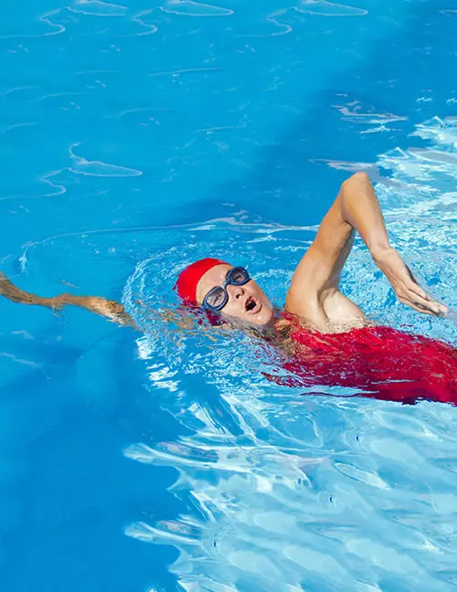 Sidestroke swimming