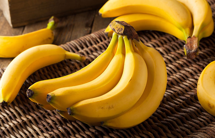 Add banana to your diet to soothe dry skin