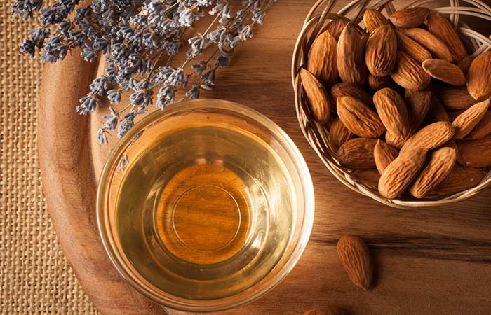 Almond oil may help in managin hair fall