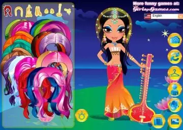 Bollywood dress up game