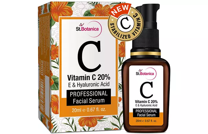 Botanica Vitamin C 20, E Hyaluronic Acid Professional Facial Serum