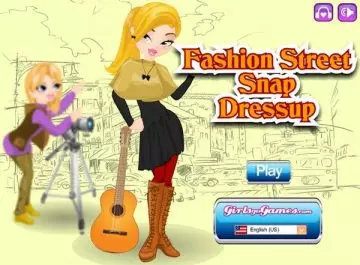 Fashion street snap dress up game