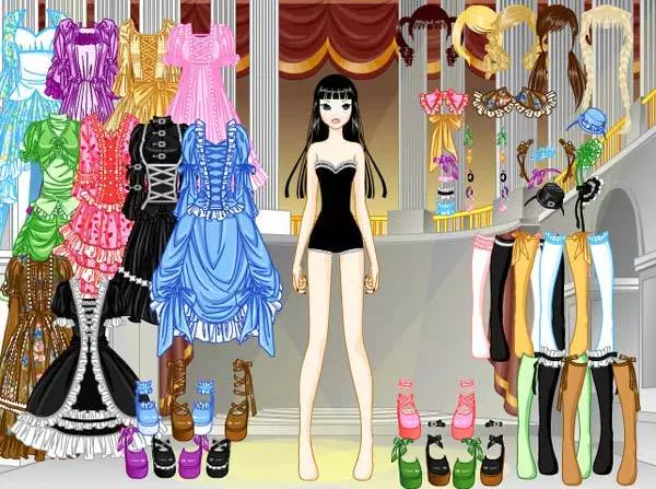 Gothic lolita dress up game