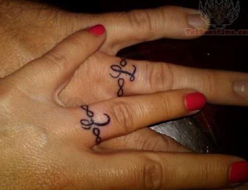 infinite love tattoo design