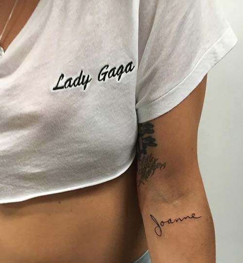 Lady Gaga Joanne tattoo