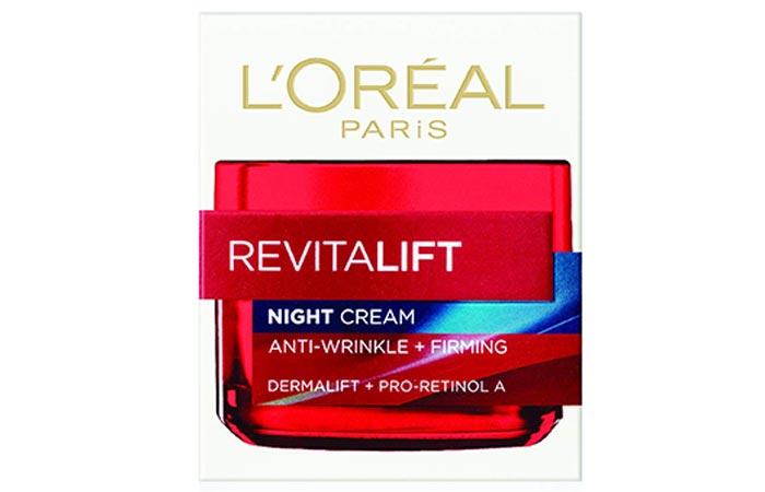 Best Anti-Aging Night Cream L'Oreal Paris Revitalift Moisturizing Night Cream