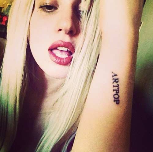 Lady Gaga artpop tattoo