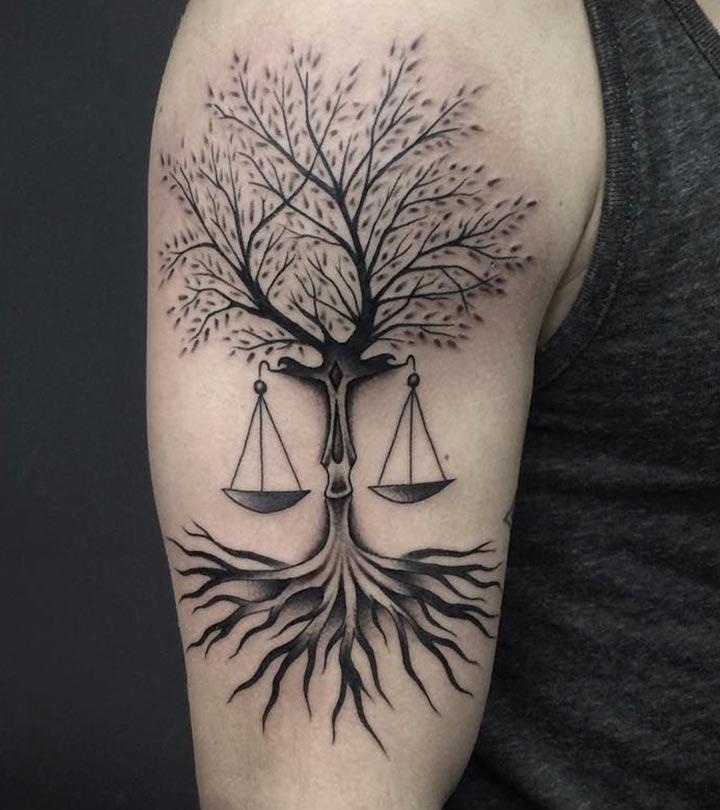 15 Best Libra Tattoo Designs With Names And Meanings Libra Tattoo Libra ...